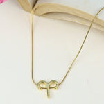 Load image into Gallery viewer, Zodiac Aries Symbol Gold Pendant Necklace
