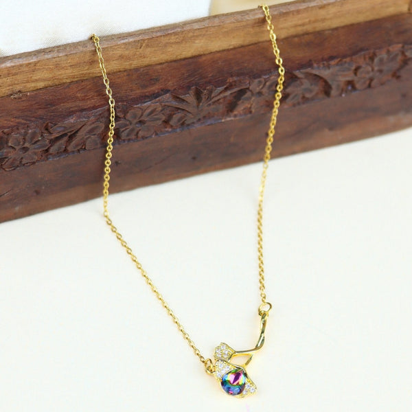 Mystic Bloom Crystal Pendant