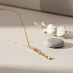 Load image into Gallery viewer, Crystal Grace Anti-Tarnish Pearl Drop Necklace