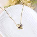 Load image into Gallery viewer, Purple Gemstone Necklace