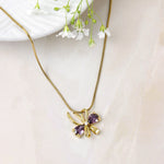 Load image into Gallery viewer, Purple Gemstone Necklace