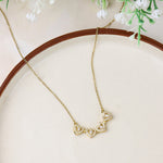 Load image into Gallery viewer, Crystal Clover Necklace