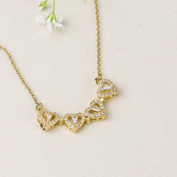Crystal Clover Necklace