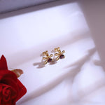 Load image into Gallery viewer, Golden Blossom Red Stone Jewelry Set
