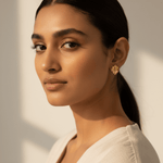 Load image into Gallery viewer, luxe-gold-ripple-textured-stud-earrings-ser-200