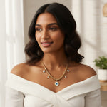 Load image into Gallery viewer, Royal Evil Eye Beaded Necklace