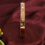 Load image into Gallery viewer, Celestial Sunburst CZ Bangle – Anti Tarnish Gold Plated