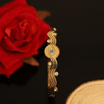Load image into Gallery viewer, Premium Evil Eye Protection Bangle – Anti Tarnish Gold Plated