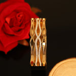 Load image into Gallery viewer, Infinity Wave Open-Cut Bracelet – Premium Anti-Tarnish Gold