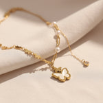 Load image into Gallery viewer, Pearl Glow Butterfly Layered Necklace – Anti Tarnish