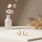 Load image into Gallery viewer, golden-u-shape-hoop-earring-seg-249