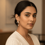 Load image into Gallery viewer, golden-bloom-pearl-drop-earrings-seg-359