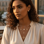 Load image into Gallery viewer, Golden Harmony Layered Necklace Set