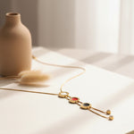 Load image into Gallery viewer, Luxury Tricolor Enamel Medallion Necklace – Anti Tarnish Gold Plated