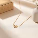 Load image into Gallery viewer, Golden Open Heart Pendant Necklace