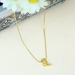 Load image into Gallery viewer, Zodiac Leo Symbol Gold Pendant Necklace
