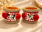 Load image into Gallery viewer, Red Mirror Cuff
