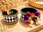 Load image into Gallery viewer, Black Diamond Mirror Cuff
