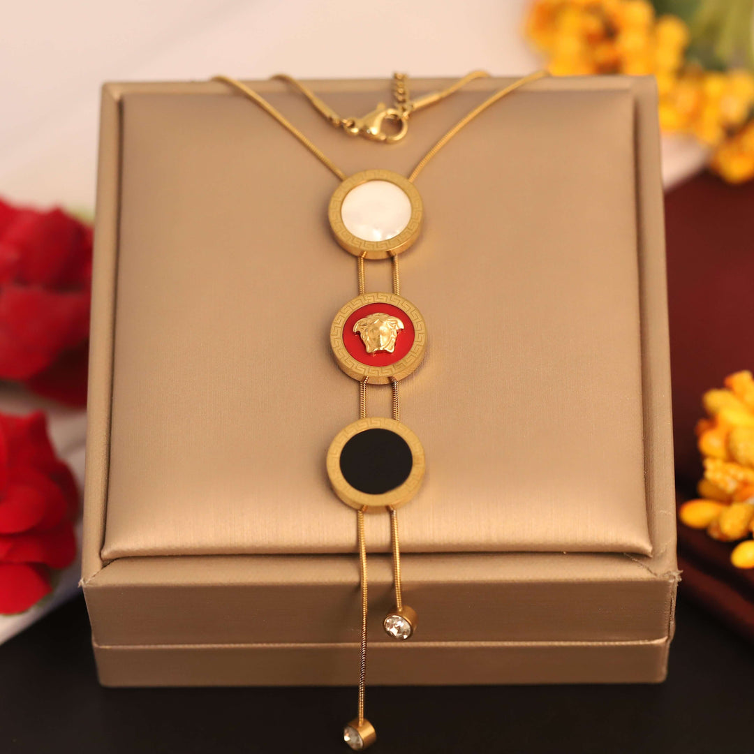 Tri-Charm Versace Anti-Tarnish Necklace