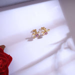 Load image into Gallery viewer, Blossom Pink Crystal Floral Necklace &amp; Earrings Set
