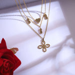 Load image into Gallery viewer, Golden Harmony Layered Necklace Set
