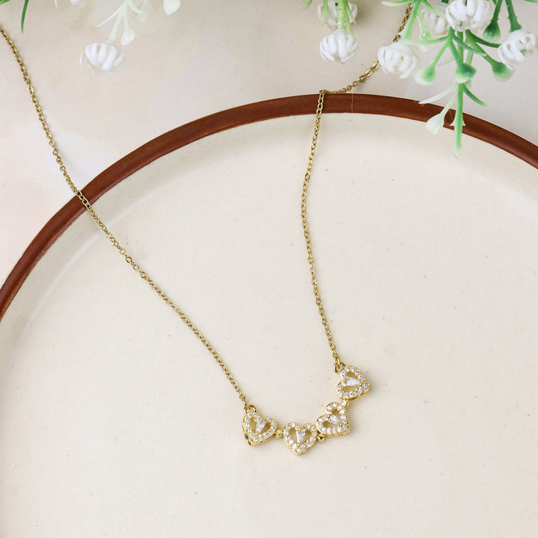 Crystal Clover Necklace