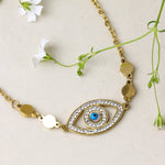 Load image into Gallery viewer, Evil Eye Chain Bracelet
