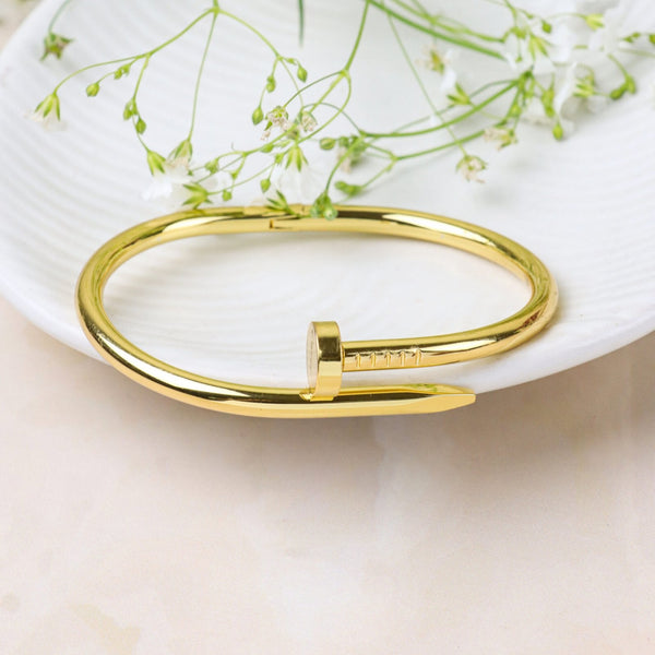 Gold Nail Bracelet