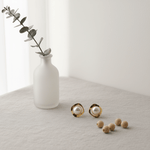 Load image into Gallery viewer, legant-pearl-glow-gold-toned-stud-earrings-ser-344
