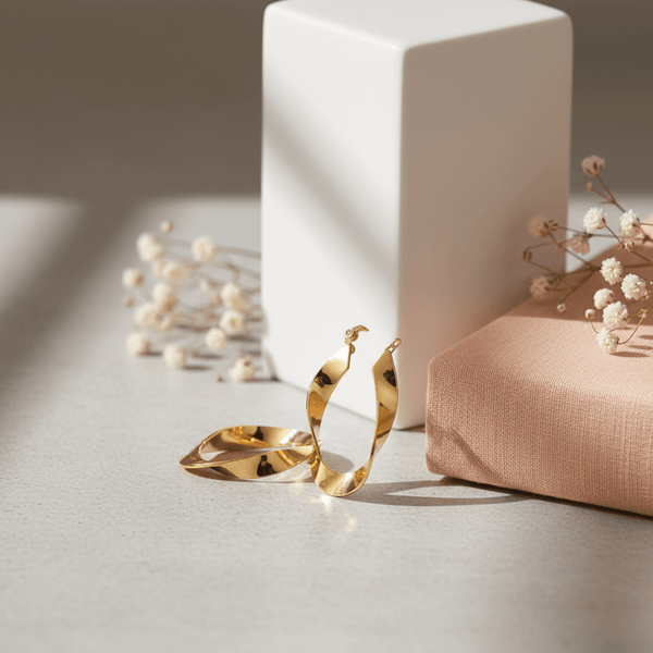 twisted-teardrop-gold-hoop-earrings-ser-207