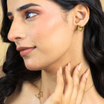 Load image into Gallery viewer, Butterfly Elegance Layered Necklace &amp; Earrings
