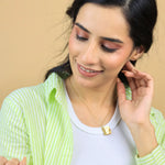 Load image into Gallery viewer, Gold Book Pendant Necklace
