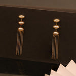 Load image into Gallery viewer, triple-pearl-tassel-dangler-earrings-seg-318
