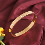 Load image into Gallery viewer, Celestial Sunburst CZ Bangle – Anti Tarnish Gold Plated
