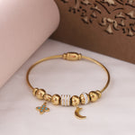 Load image into Gallery viewer, Celestial Charm Bead Bracelet – Premium Anti-Tarnish Gold

