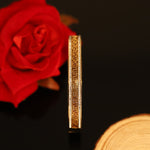 Load image into Gallery viewer, Greek Elegance CZ Border Bangle – Premium Anti-Tarnish Gold Plated
