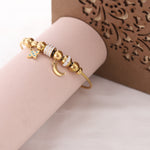 Load image into Gallery viewer, Celestial Charm Bead Bracelet – Premium Anti-Tarnish Gold
