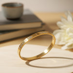 Load image into Gallery viewer, Starry Sparkle Slim Bangle – Premium Anti-Tarnish Gold Plated
