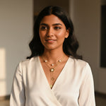 Load image into Gallery viewer, legant Clover Pearl Drop Anti-Tarnish Necklace
