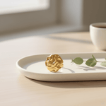 Load image into Gallery viewer, Golden Textured Dome Statement Ring
