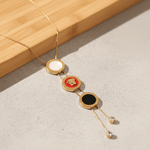 Load image into Gallery viewer, Tri-Charm Versace Anti-Tarnish Necklace
