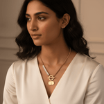 Load image into Gallery viewer, Premium Toggle Chain Necklace with Designer Charm &amp; Crystal Bar
