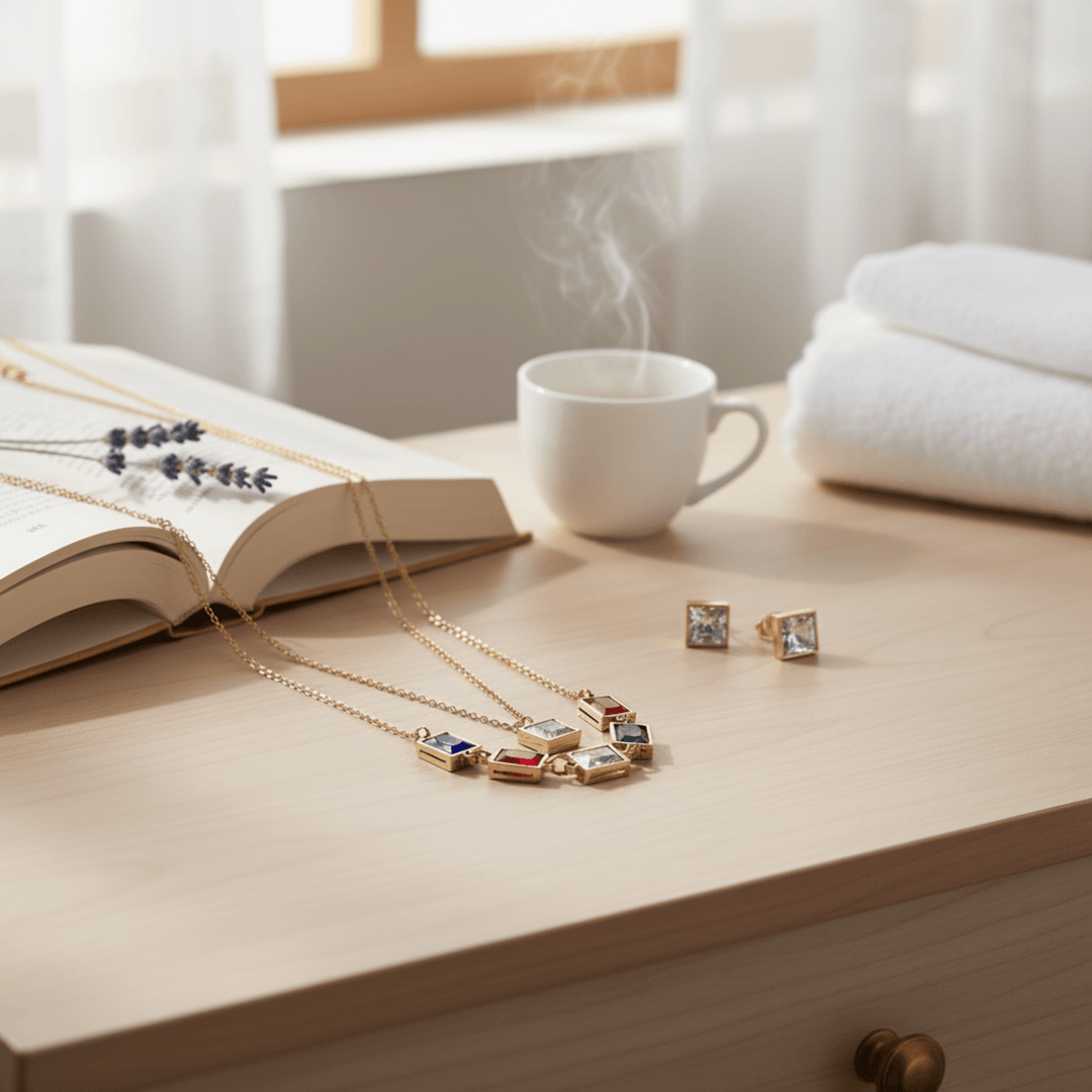 Royal Radiance Multi-Gemstone Necklace Set