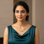 Load image into Gallery viewer, Golden Bamboo Pearl Anti-Tarnish Necklace
